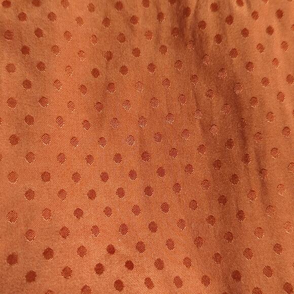 Leith Wide Leg High Rise Pull On Metallic Polka Dot Cropped Gaucho Pants - Picture 3 of 4